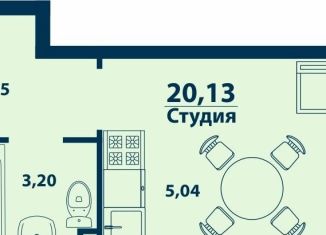 Продается однокомнатная квартира, 20.1 м2, Республика Башкортостан