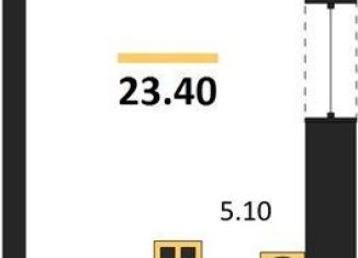 Квартира на продажу студия, 23.4 м2, Новосибирск, метро Заельцовская, улица Декоративный Питомник, 8