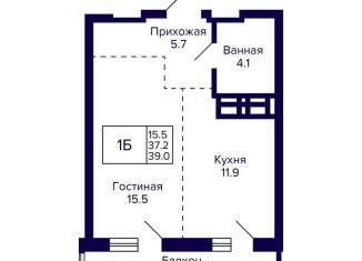 1-ком. квартира на продажу, 39 м2, Новосибирская область, улица Фрунзе, с1