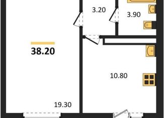 Продаю 1-ком. квартиру, 38.2 м2, Воронеж, Левобережный район, улица Шидловского, 28