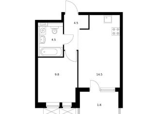 Продается 1-комнатная квартира, 34.9 м2, Новороссийск, улица Мурата Ахеджака, 5к1, ЖК Черноморский-2