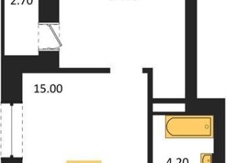 Продам однокомнатную квартиру, 44.9 м2, Новосибирск, метро Заельцовская, улица Брестская Горка