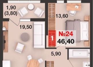 Продаю 1-ком. квартиру, 46.4 м2, Солнечногорск, Елизаветинская улица, 47