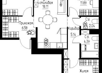 Продаю 3-комнатную квартиру, 77 м2, Екатеринбург, Золотистый бульвар, 15