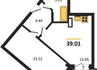 Продаю 1-ком. квартиру, 39 м2, Воронеж, Электросигнальная улица, 9Ак2, Коминтерновский район