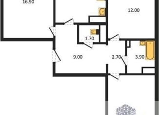 Продается 3-комнатная квартира, 80.4 м2, Воронеж, улица Полковника Богомолова, 7