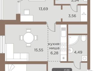 Продаю двухкомнатную квартиру, 79.3 м2, Екатеринбург, метро Чкаловская