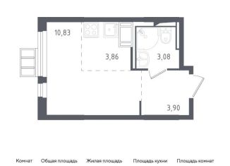 Продается квартира студия, 21.7 м2, Московская область, жилой комплекс Горки Парк, к3.1