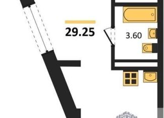 Продам квартиру студию, 29.2 м2, Воронеж, Коминтерновский район