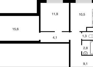 Продается двухкомнатная квартира, 55.3 м2, Москва, Варшавское шоссе, 170Ес41, ЮАО