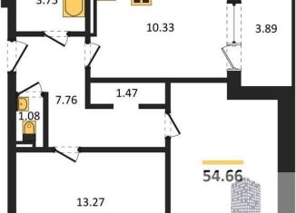 Продам двухкомнатную квартиру, 54.7 м2, Воронеж, Центральный район