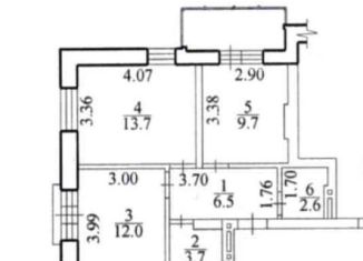 Продаю 2-ком. квартиру, 48.2 м2, Новосибирск, улица Аэропорт, 55