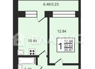 Продажа однокомнатной квартиры, 35.9 м2, Сыктывкар, улица Панева, 8