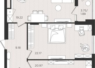 Продажа 2-ком. квартиры, 79.7 м2, Калининград, Центральный район