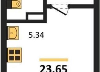 Продаю квартиру студию, 23.6 м2, Воронеж, Левобережный район