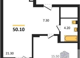 Продам 1-ком. квартиру, 50.1 м2, Воронежская область