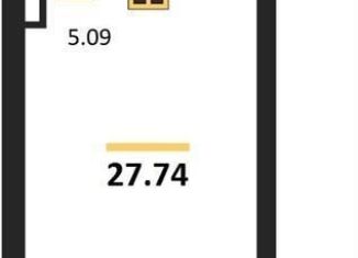 Продаю квартиру студию, 27.7 м2, Воронежская область