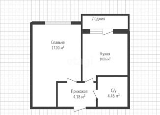 Продам 1-комнатную квартиру, 35.7 м2, Краснодар, проспект имени писателя Знаменского, 34, микрорайон Почтовый