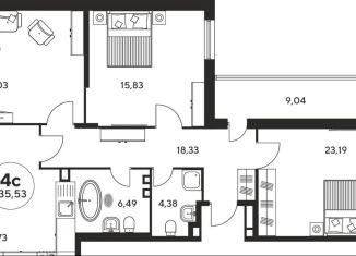 Продажа трехкомнатной квартиры, 135 м2, Ростовская область, Пушкинская улица, 97