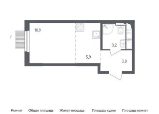 Продается квартира студия, 23.3 м2, Мытищи, улица Стрельбище Динамо, 10