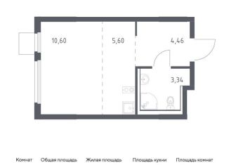 Продаю квартиру студию, 24 м2, Московская область