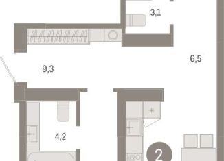 Продаю двухкомнатную квартиру, 72 м2, Новосибирск, метро Октябрьская, Большевистская улица, с49