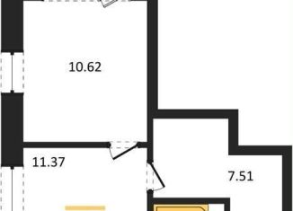 1-комнатная квартира на продажу, 35.2 м2, Воронеж, Коминтерновский район