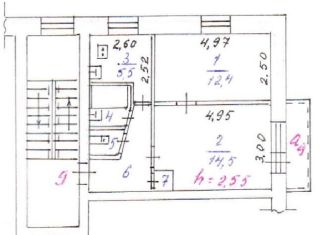 Продается 2-ком. квартира, 40.8 м2, Свердловская область, улица Мира, 4/1