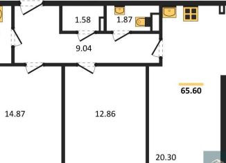 Продаю 2-ком. квартиру, 65.6 м2, Воронеж, Коминтерновский район, улица Славы, 7