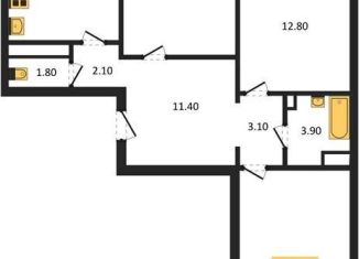 Продается трехкомнатная квартира, 83 м2, Воронежская область, улица Загоровского, 9/1