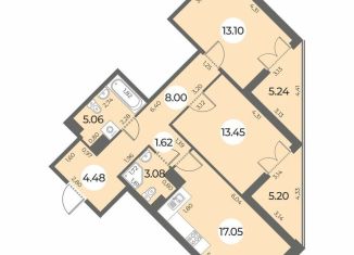 Продаю 2-комнатную квартиру, 71 м2, Санкт-Петербург, ЖК Огни Залива