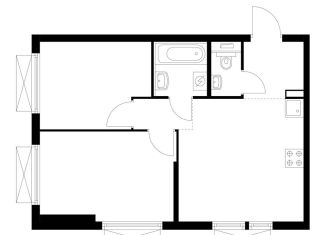 Двухкомнатная квартира на продажу, 47.9 м2, Москва, жилой комплекс Кольская 8, 2.1, метро Бабушкинская