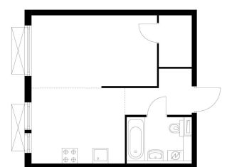 Продается 1-комнатная квартира, 34.3 м2, Москва, жилой комплекс Кольская 8, 2.1, метро Свиблово