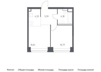 Продам 1-ком. квартиру, 35.5 м2, Москва, ЗАО, жилой комплекс Нова, к2