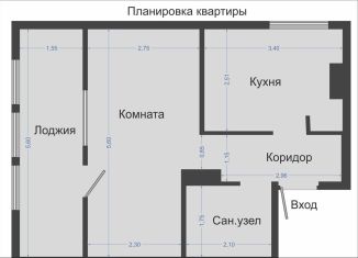 Однокомнатная квартира на продажу, 40.2 м2, Севастополь, Камышовое шоссе, 37Бк1