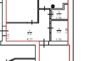 Продажа двухкомнатной квартиры, 59.1 м2, Тверь, Московский район, бульвар Гусева, 62