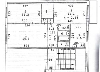 Продается 3-ком. квартира, 58 м2, Екатеринбург, улица Чайковского, 82к1, Чкаловский район