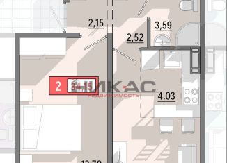 Продается 2-комнатная квартира, 34.1 м2, Ярославль, Заволжский район