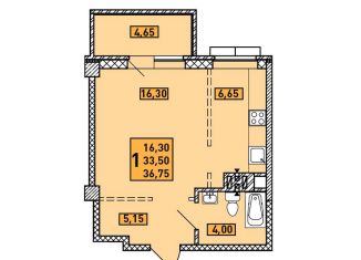 Продаю 1-комнатную квартиру, 34 м2, Ростов-на-Дону, Зеркальный переулок, 7