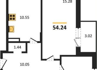 Продажа 2-комнатной квартиры, 54.2 м2, Воронеж, Советский район