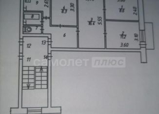 Продается 4-комнатная квартира, 61 м2, Калуга, улица Веры Андриановой