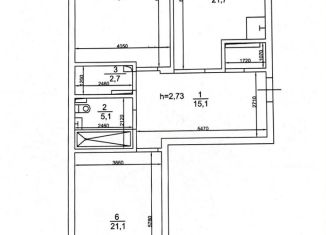 Продаю трехкомнатную квартиру, 89.5 м2, Новосибирск, улица Залесского, 8/1