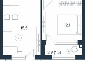 Продам 2-комнатную квартиру, 41.6 м2, Пермский край