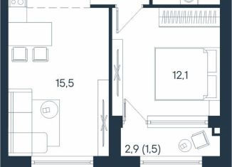 Продаю 2-ком. квартиру, 41.2 м2, Пермский край