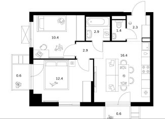 Продается двухкомнатная квартира, 49.9 м2, Москва, Георгиевский проспект, 4