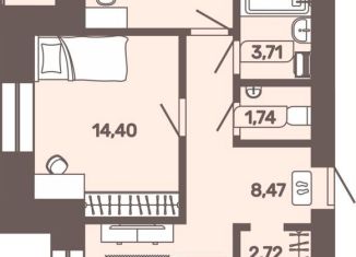 Продается трехкомнатная квартира, 70.7 м2, Чита