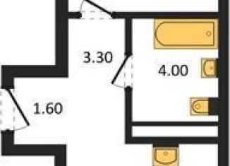 Однокомнатная квартира на продажу, 45.4 м2, Новосибирск, метро Заельцовская, улица Аэропорт, 88