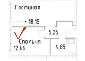 Продаю двухкомнатную квартиру, 41 м2, Санкт-Петербург, проспект Большевиков, уч3