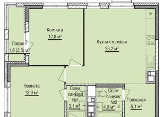 3-ком. квартира на продажу, 63 м2, Ижевск, Устиновский район