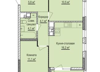 3-ком. квартира на продажу, 54 м2, Ижевск